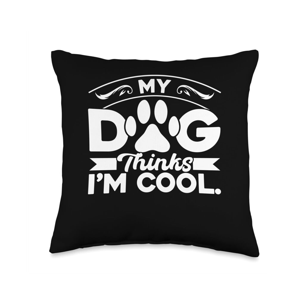 2267 Pet Dog Lovers Throw Pillow, 16x16, Multicolor - Picture 1 of 3